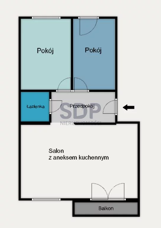 Mieszkanie trzypokojowe 70,00 m², Wrocław, Psie Pole-Zawidawie, Psie Pole, Czartoryskiego Adama Jerzego, Sprzedaż