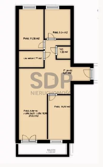 Apartament na sprzedaż, 74,56 m², 3 pokoje, parter, oferta nr 30741