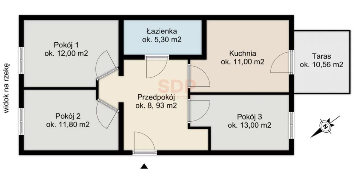 3 pokoje, apartament 65,20 m², piętro 1, oferta nr , 36561, Wrocław, Psie Pole-Zawidawie, Psie Pole, Długosza