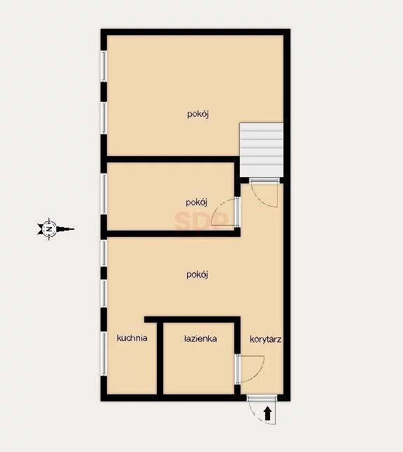 3 pokoje, mieszkanie 66,44 m², parter, oferta nr , 39672, Wrocław, Krzyki-Partynice, Krzyki, Gajowa