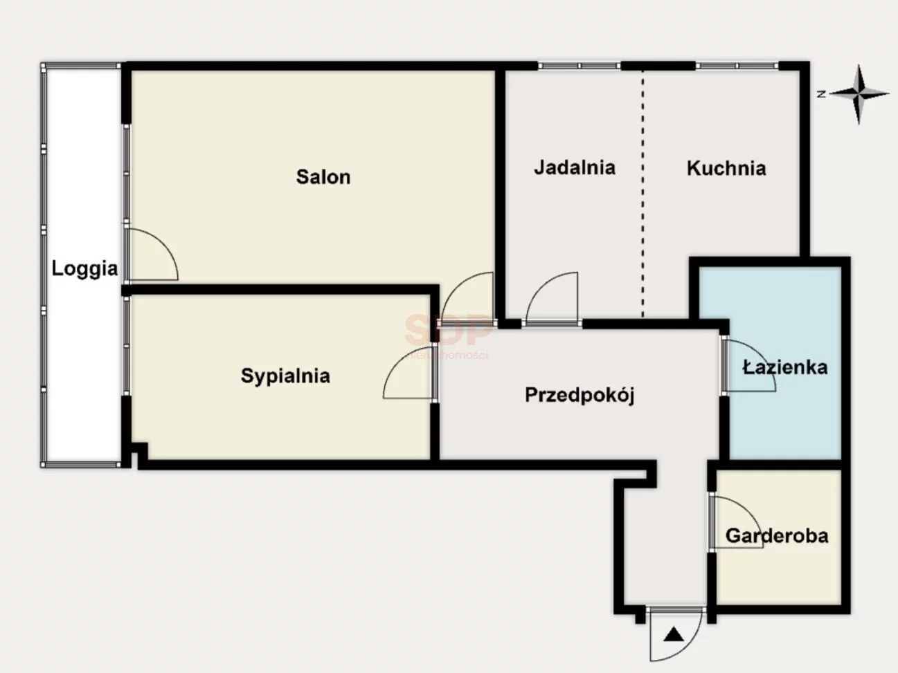 3 pokoje, mieszkanie 62,50 m², piętro 6, oferta nr , 41138, Warszawa, Grochowska