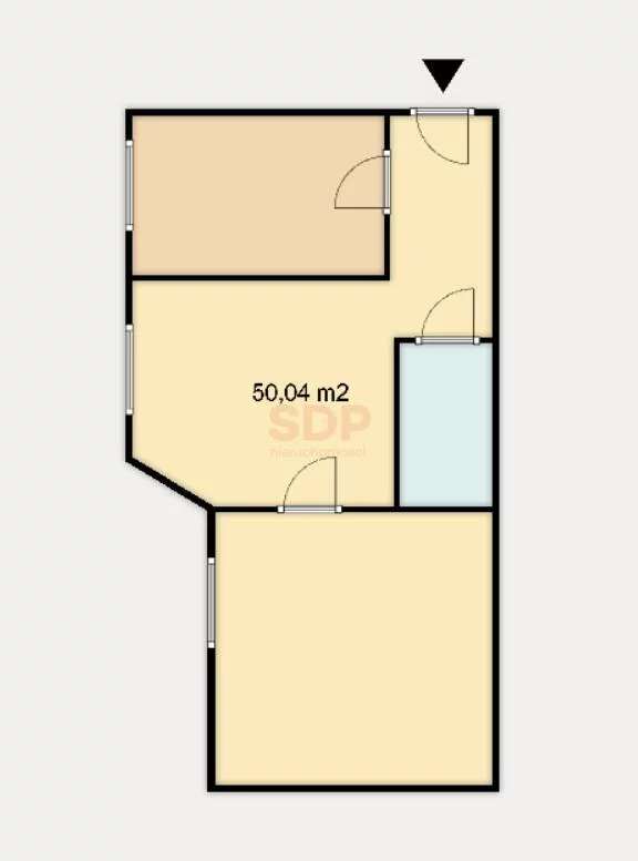 3 pokoje, mieszkanie 50,04 m², parter, oferta nr , 41569, Warszawa, Grochowska