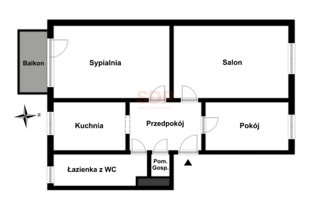 3 pokoje, mieszkanie 70,80 m², piętro 2, oferta nr , 39769, Wrocław, Biskupin-Sępolno-Dąbie-Bartoszowice, Śródmieście, Henryka Sienkiewicza