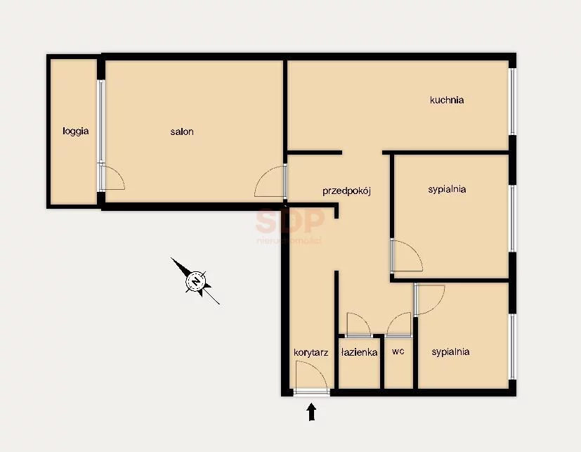 3 pokoje, mieszkanie 67,30 m², piętro 3, oferta nr , 39096, Wrocław, Fabryczna, Horbaczewskiego Eugeniusza