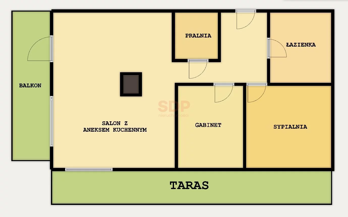 3 pokoje, apartament 62,02 m², piętro 4, oferta nr , 36157, Wrocław, Krzyki-Partynice, Krzyki, Jesionowa