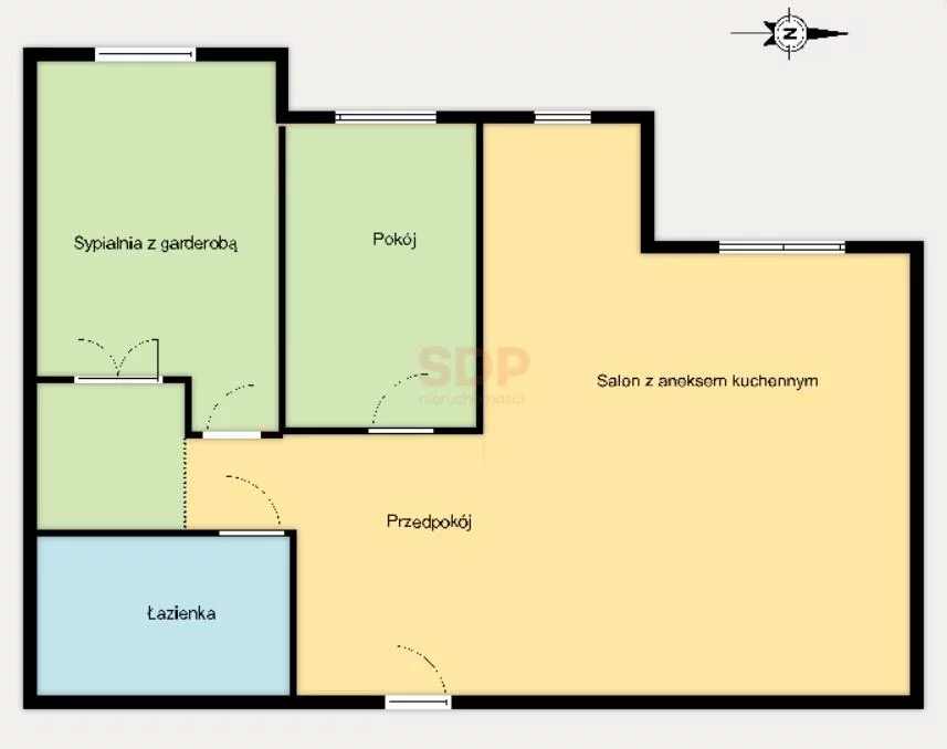 3 pokoje, apartament 63,52 m², piętro 10, oferta nr , 41893, Wrocław, Krzyki-Partynice, Krzyki, Jesionowa