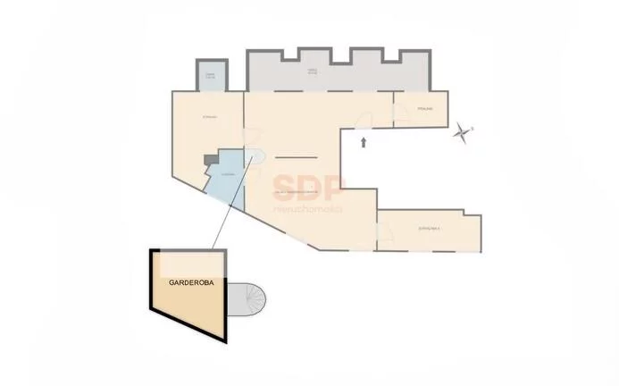 3 pokoje, mieszkanie 78,36 m², piętro 7, oferta nr , 42376, Wrocław, Stare Miasto, Jodłowa