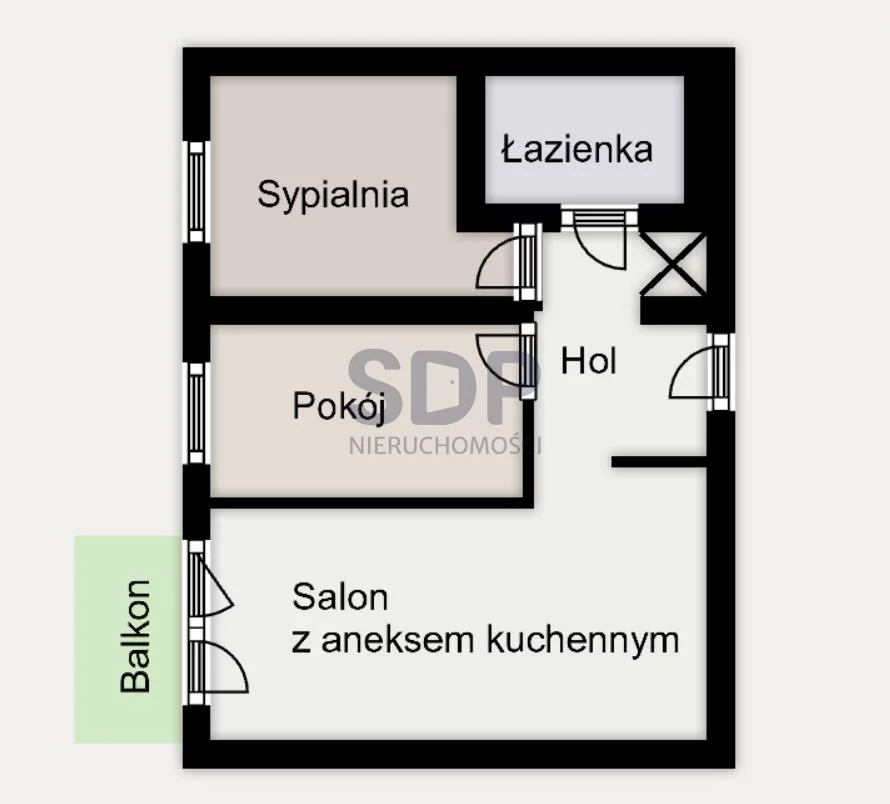 Mieszkanie na sprzedaż, 53,20 m², 3 pokoje, 1 piętro, oferta nr 34289