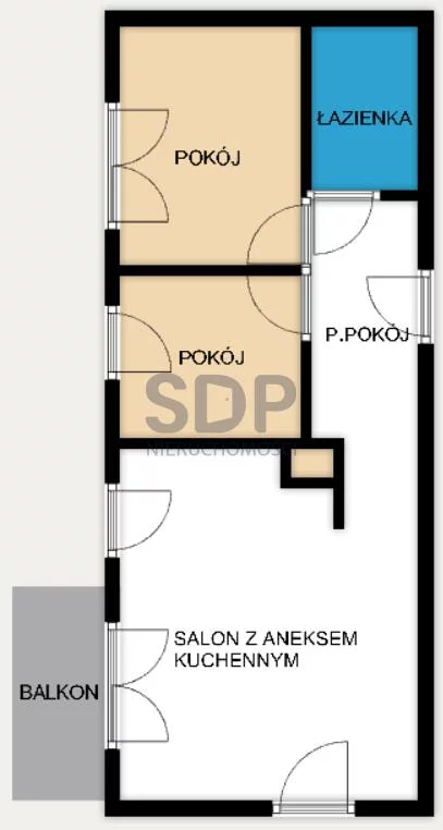 Mieszkanie na sprzedaż, 62,20 m², 3 pokoje, 1 piętro, oferta nr 34522