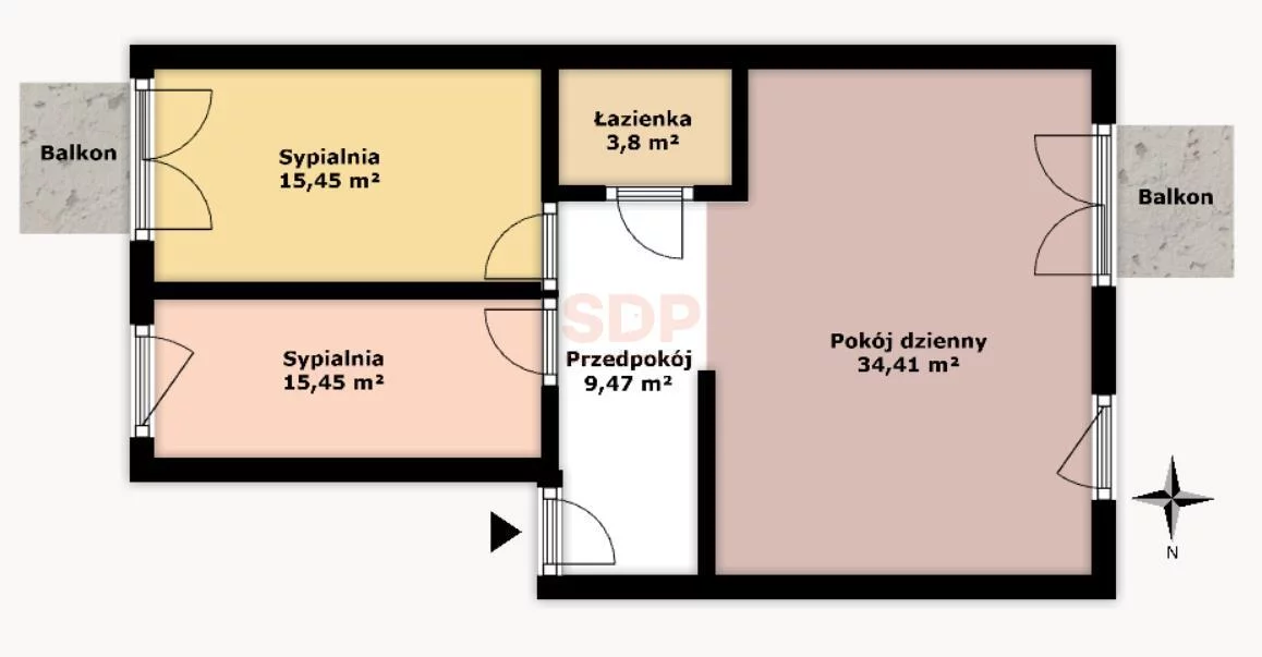 3 pokoje, apartament 74,69 m², piętro 2, oferta nr , 31832, Wrocław, Psie Pole-Zawidawie, Psie Pole, Kamieńskiego Henryka Michała