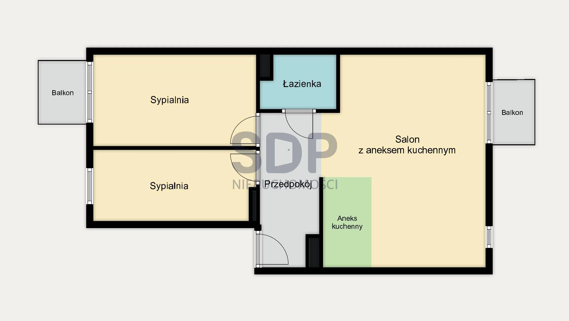 Mieszkanie na sprzedaż, 74,70 m², 3 pokoje, 2 piętro, oferta nr 38626