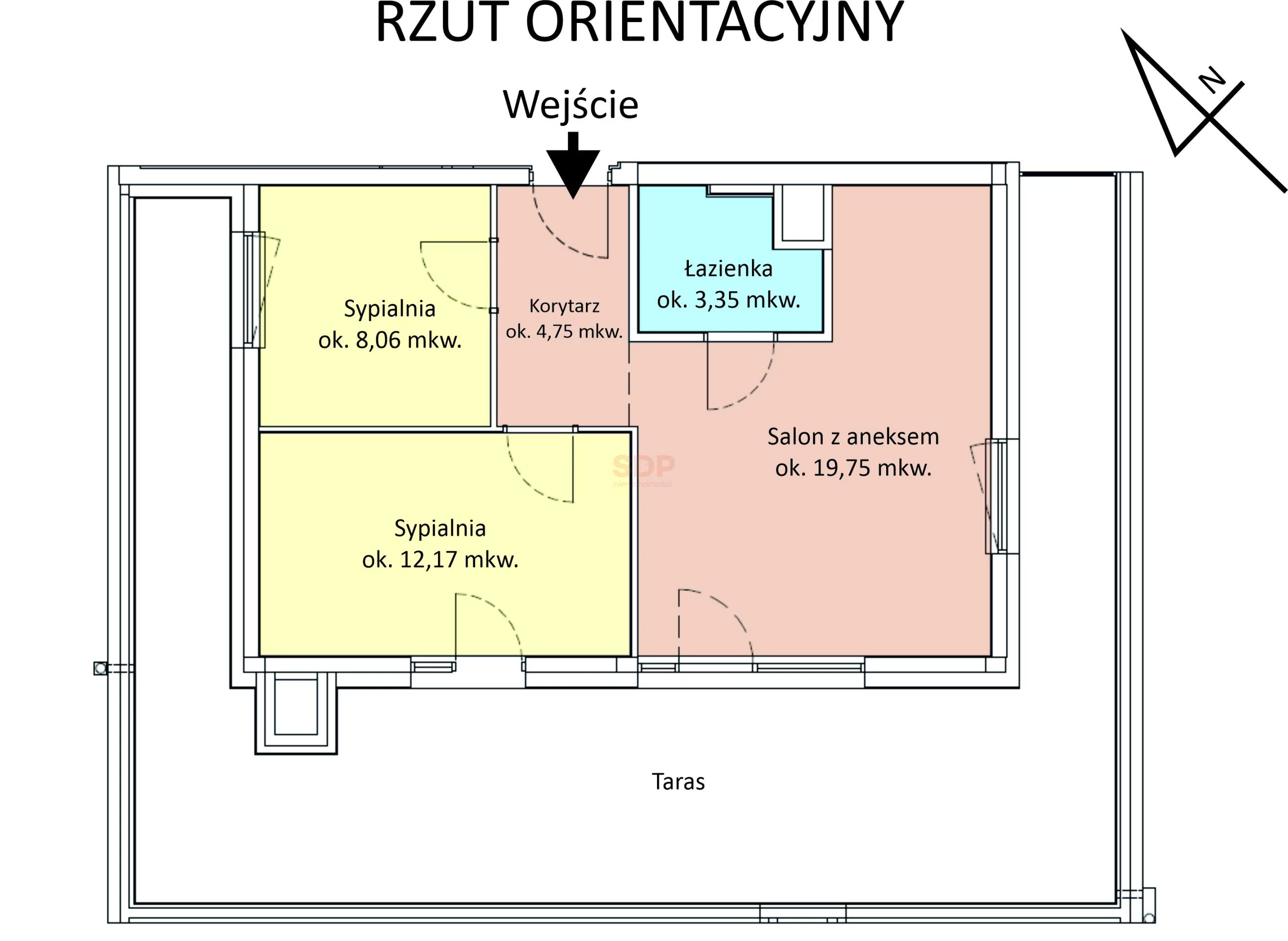 3 pokoje, apartament 48,08 m², piętro 5, oferta nr , 39152, Wrocław, Stare Miasto, Kępa Mieszczańska