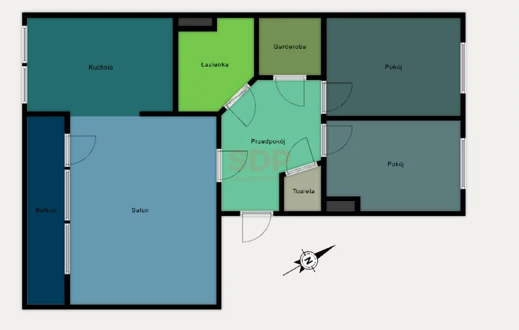 3 pokoje, mieszkanie 85,39 m², piętro 3, oferta nr , 39874, Łódź, Bałuty, Bałuty, Kochanowskiego Jana