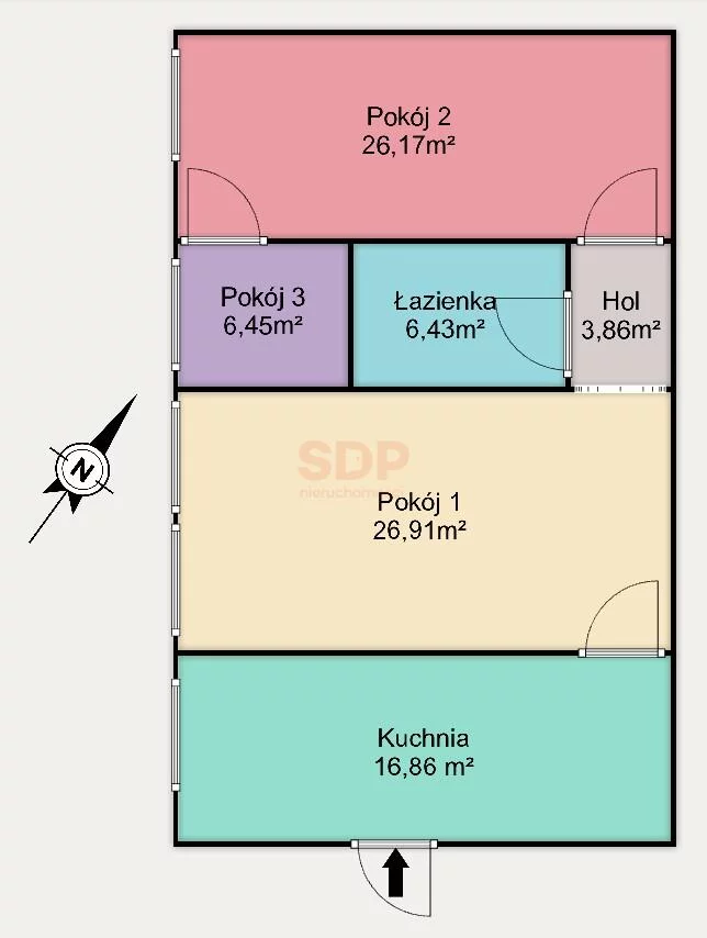 3 pokoje, mieszkanie 85,82 m², parter, oferta nr , 41660, Łódź, Polesie, Polesie, Kopernika Mikołaja