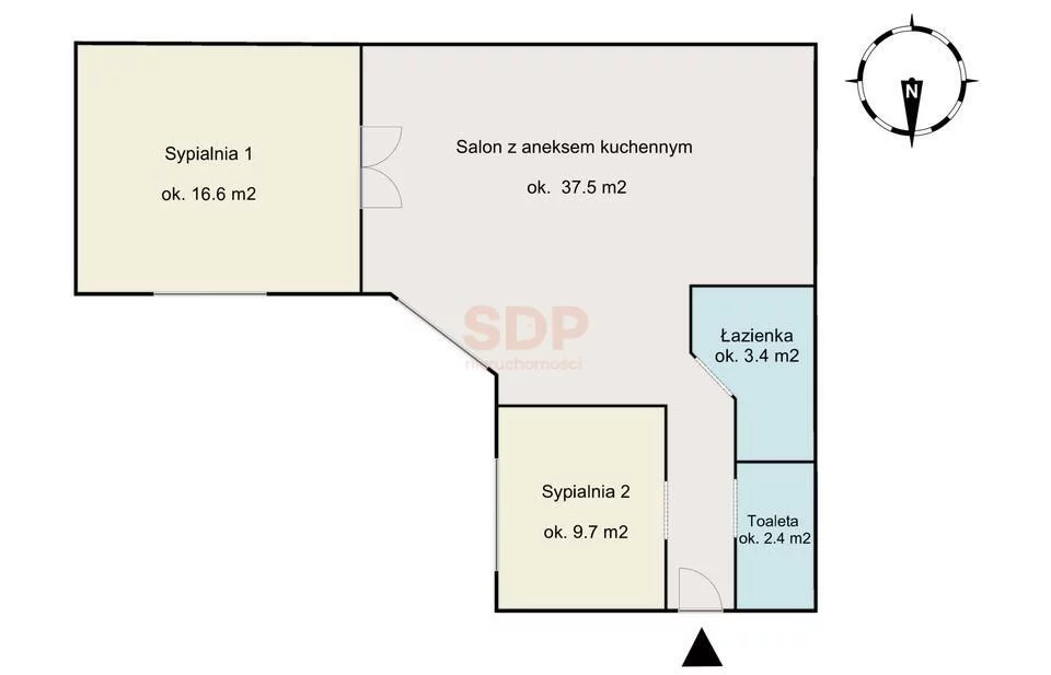 3 pokoje, apartament 68,00 m², piętro 2, oferta nr , 40909, Warszawa, Śródmieście, Śródmieście, Koszykowa