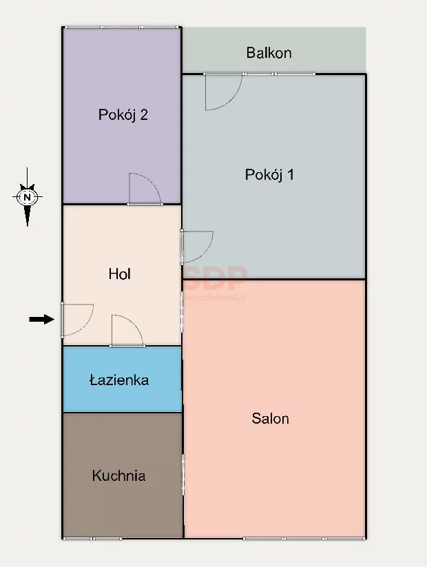 3 pokoje, mieszkanie 52,22 m², piętro 3, oferta nr , 42770, Łódź, Górna, Chojny, Krochmalna