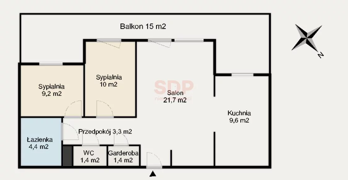 3 pokoje, mieszkanie 61,10 m², piętro 4, oferta nr , 41758, Warszawa, Ursus, Ursus, Królów Polskich