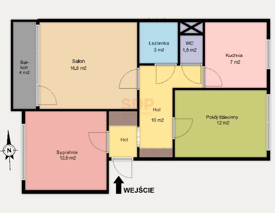 3 pokoje, mieszkanie 62,46 m², piętro 11, oferta nr , 39677, Łódź, Bałuty, Bałuty, Łagiewnicka