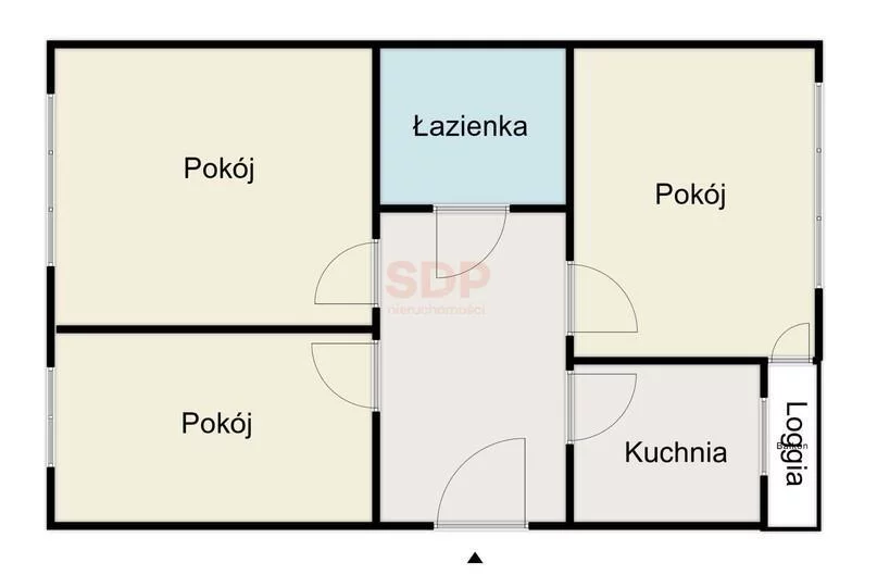 3 pokoje, mieszkanie 46,90 m², piętro 5, oferta nr , 40503, Warszawa, Lizbońska