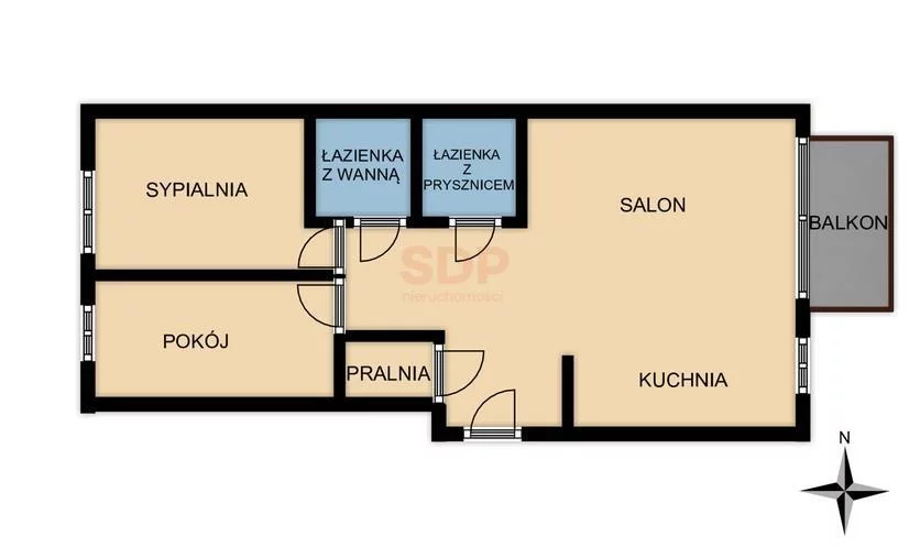 3 pokoje, mieszkanie 70,00 m², piętro 5, oferta nr , 34828, Wrocław, Fabryczna, Małopanewska