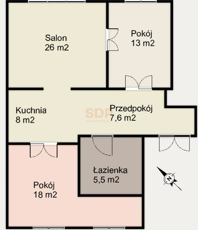 3 pokoje, mieszkanie 78,59 m², piętro 3, oferta nr , 35770, Wrocław, Biskupin-Sępolno-Dąbie-Bartoszowice, Śródmieście, Marii Curie-Skłodowskiej