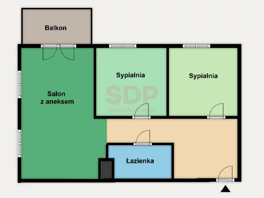 Mieszkanie na sprzedaż, 60,00 m², 3 pokoje, 3 piętro, oferta nr 37678