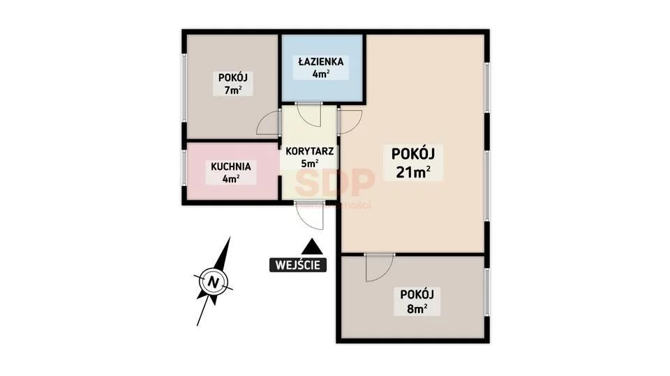 3 pokoje, mieszkanie 48,86 m², piętro 4, oferta nr , 39436, Wrocław, Fabryczna, Mielecka