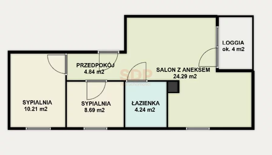 3 pokoje, mieszkanie 52,27 m², piętro 3, oferta nr , 37886, Wrocław, Stare Miasto, Mieszczańska