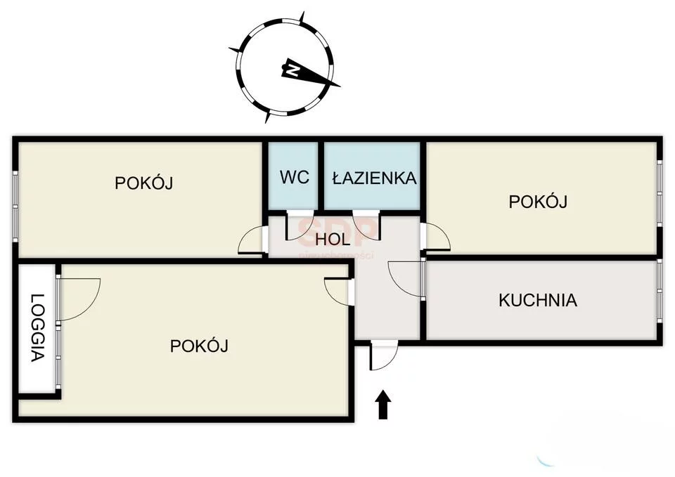 3 pokoje, apartament 56,61 m², piętro 2, oferta nr , 42522, Warszawa, Wola, Wola, Ogrodowa