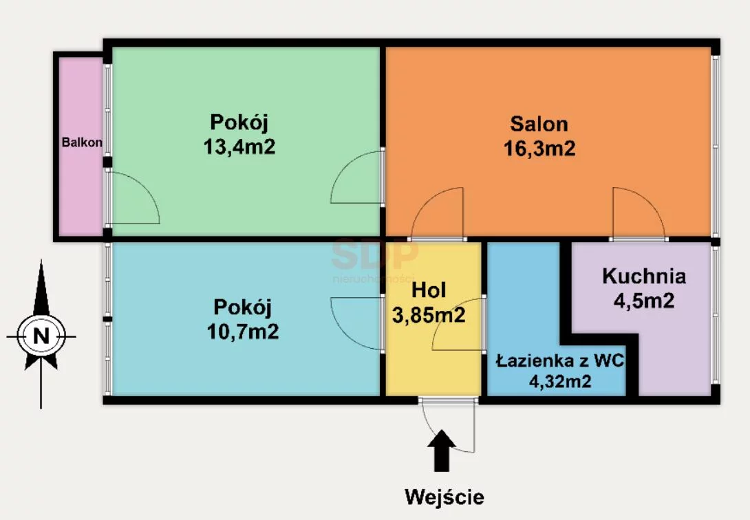 3 pokoje, mieszkanie 53,07 m², piętro 3, oferta nr , 42278, Łódź, Polesie, Polesie, Okrzei Stefana