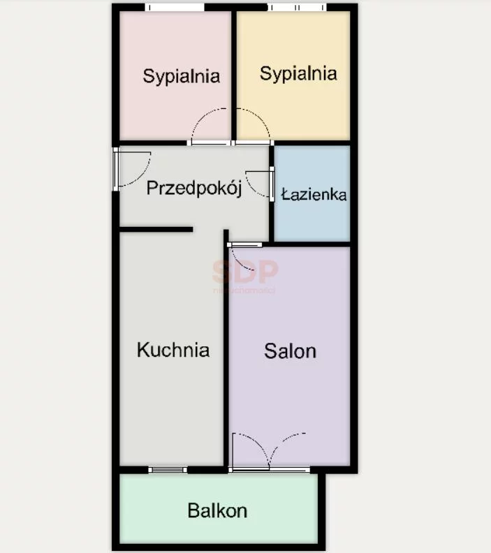 3 pokoje, apartament 61,80 m², piętro 2, oferta nr , 42419, Wrocław, Fabryczna, Ostródzka