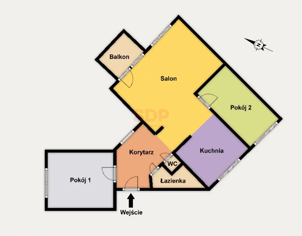 3 pokoje, mieszkanie 73,90 m², piętro 4, oferta nr , 42849, Łódź, Bałuty, Bałuty, Sobótki