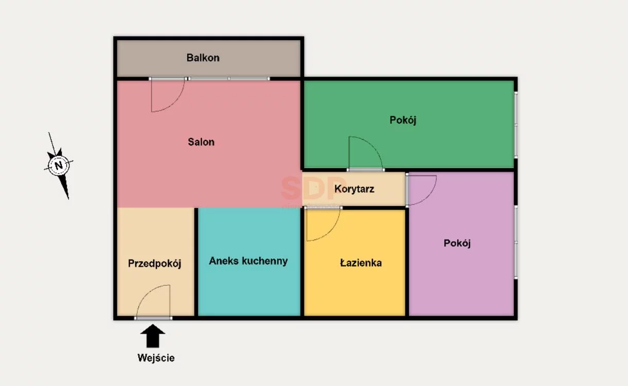 3 pokoje, mieszkanie 44,84 m², piętro 8, oferta nr , 41635, Łódź, Widzew, Widzew, Stanisława Popowskiego