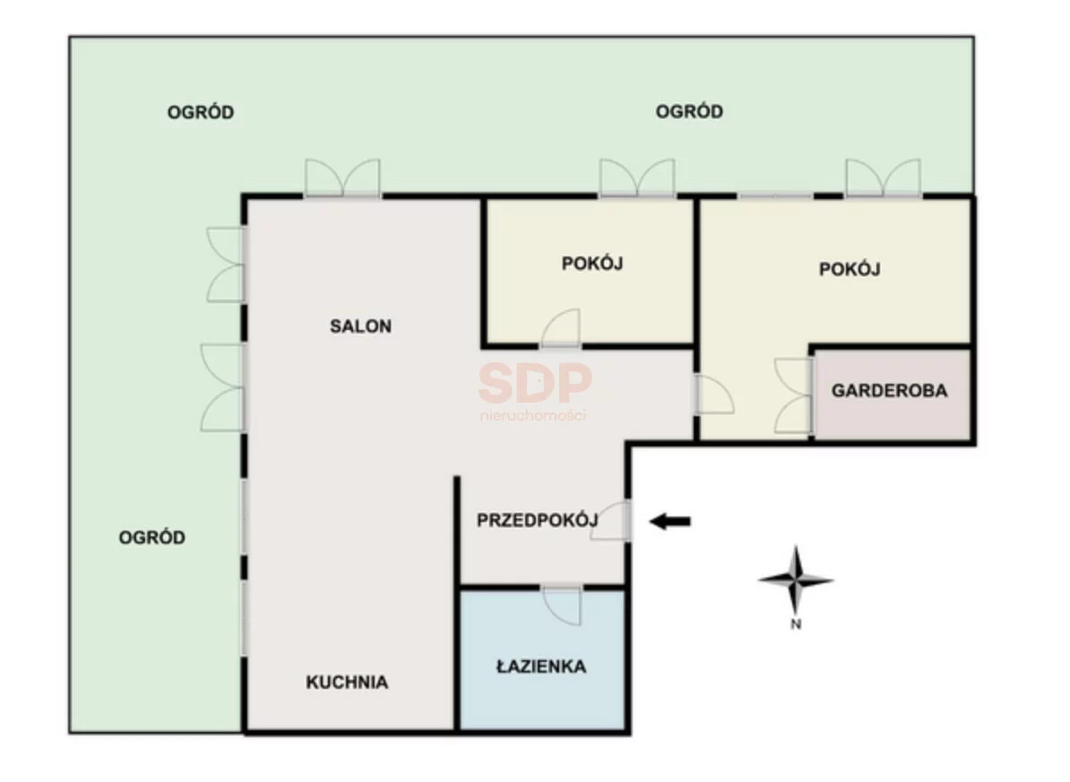 3 pokoje, mieszkanie 77,26 m², parter, oferta nr , 42548, Warszawa, Białołęka, Białołęka, Starej Gruszy
