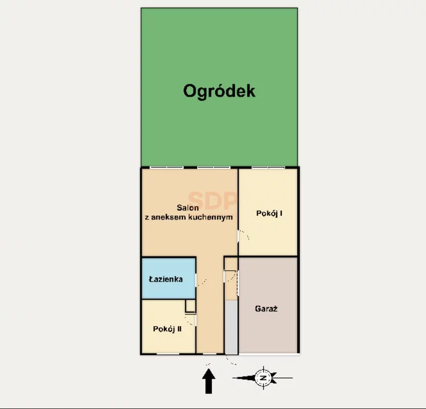 3 pokoje, apartament 72,00 m², parter, oferta nr , 42599, Wrocław, Krzyki-Partynice, Krzyki, Straussa
