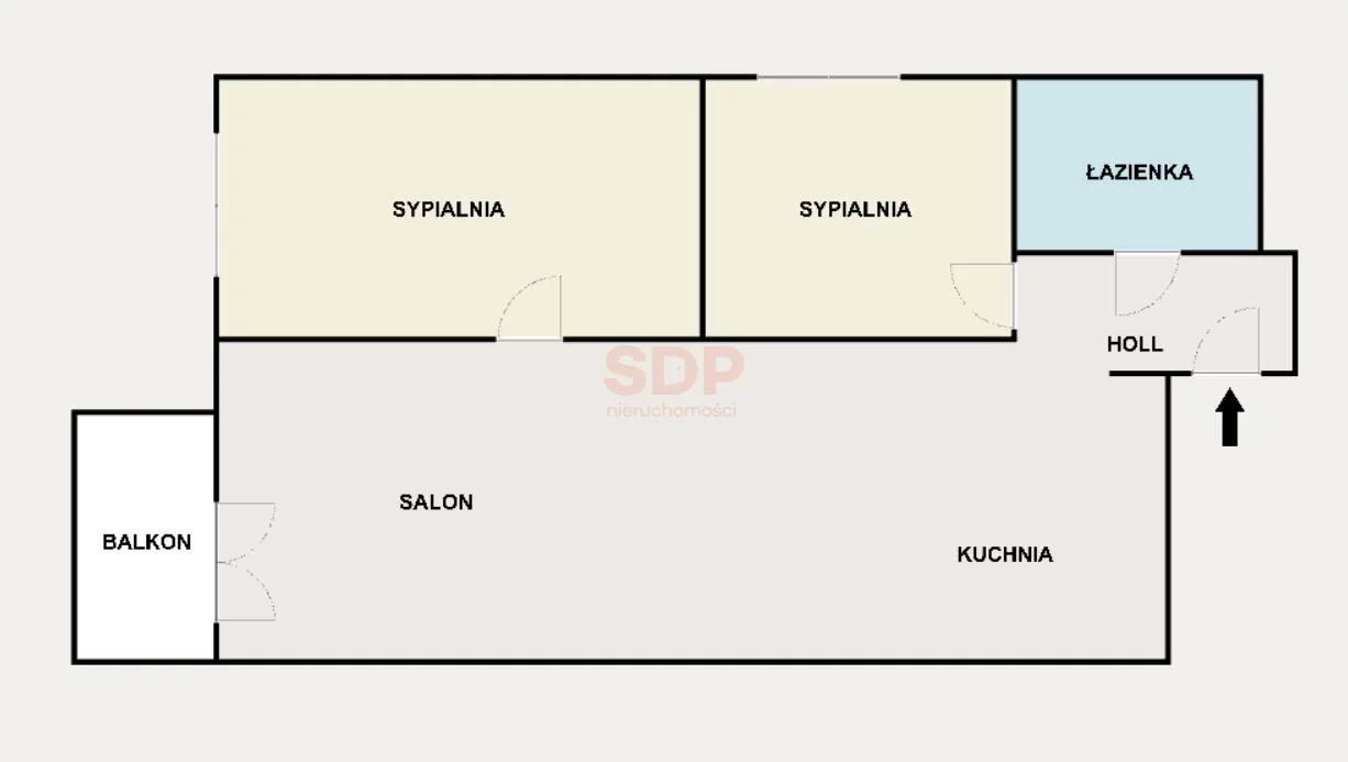 3 pokoje, mieszkanie 54,08 m², piętro 2, oferta nr , 42142, Warszawa, Wola, Wola, Symboliczna