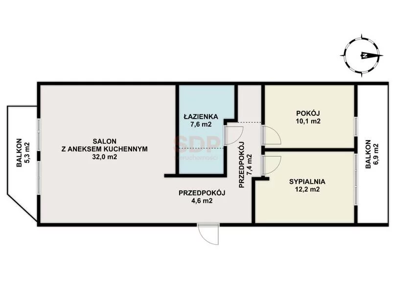 3 pokoje, mieszkanie 73,90 m², piętro 1, oferta nr , 41971, Warszawa, Włochy, Włochy, Trzcinowa