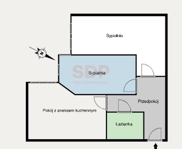 Apartament na sprzedaż, 60,20 m², 3 pokoje, parter, oferta nr 36202