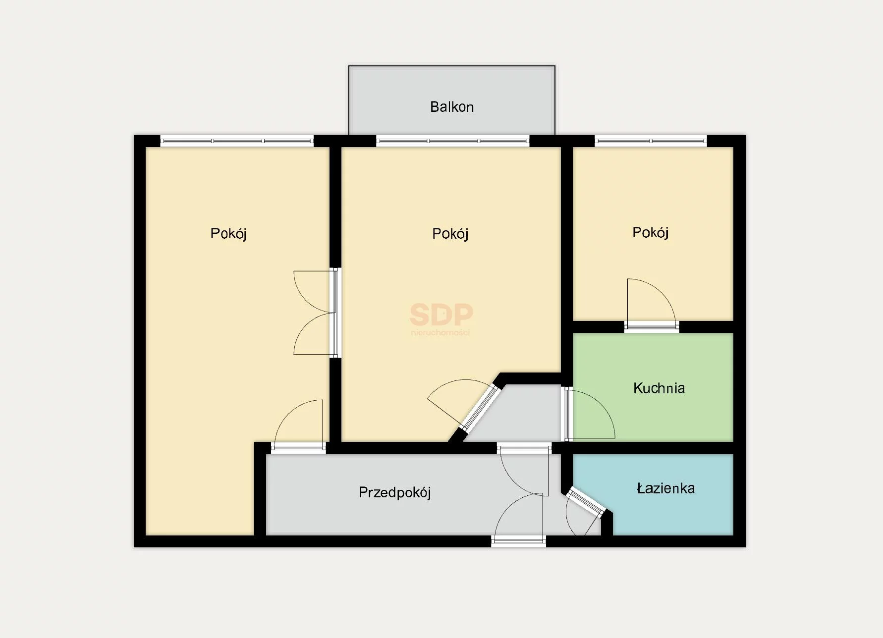 3 pokoje, mieszkanie 80,20 m², piętro 2, oferta nr , 42858, Wrocław, Biskupin-Sępolno-Dąbie-Bartoszowice, Śródmieście, Wyszyńskiego