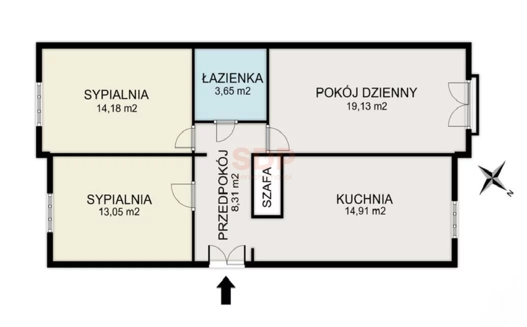 3 pokoje, apartament 73,23 m², piętro 4, oferta nr , 41396, Warszawa, Śródmieście, Śródmieście, Zajęcza
