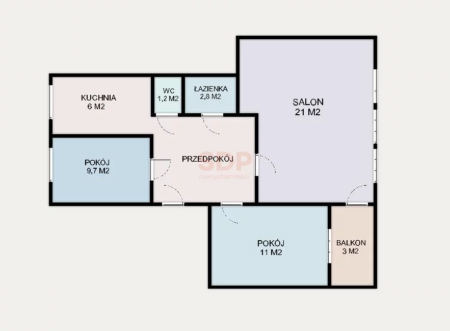 3 pokoje, mieszkanie 59,20 m², piętro 3, oferta nr , 42554, Wrocław, Psie Pole-Zawidawie, Psie Pole, Zegadłowicza Emila