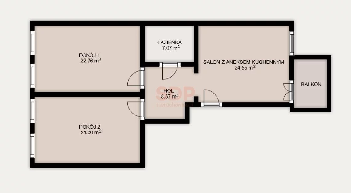3 pokoje, mieszkanie 84,00 m², piętro 2, oferta nr , 41744, Wrocław, Stare Miasto, gen. Karola Kniaziewicza