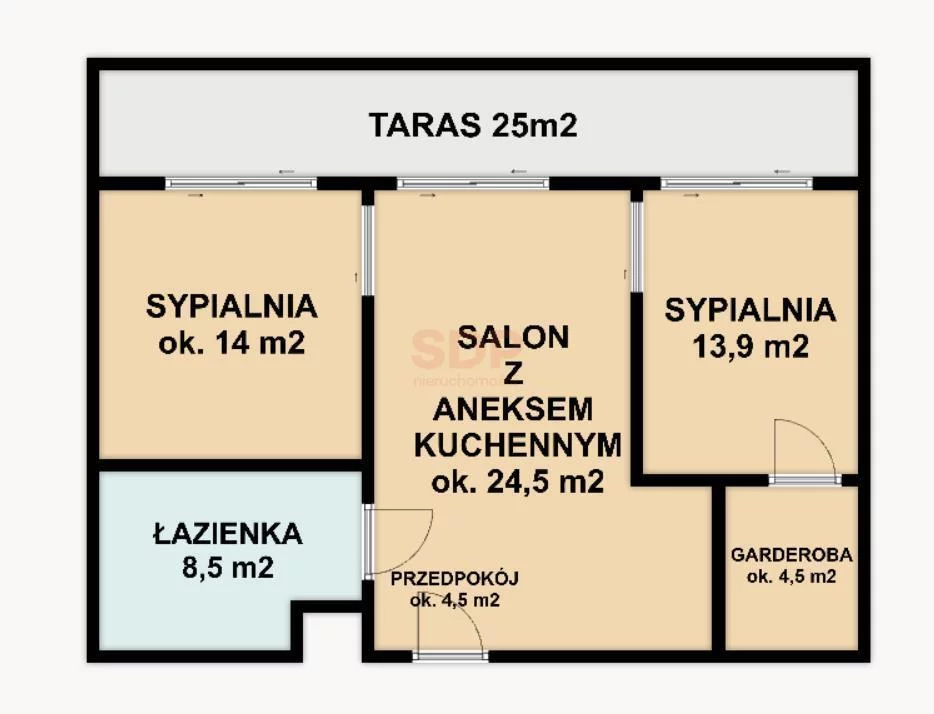 3 pokoje, apartament 70,00 m², piętro 6, oferta nr , 41924, Wrocław, Stare Miasto, Podwale