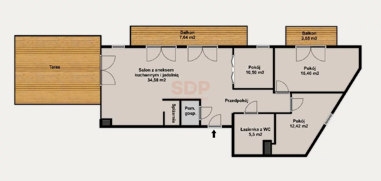 4 pokoje, apartament 88,22 m², piętro 7, oferta nr , 35597, Wrocław, Fabryczna, Długa