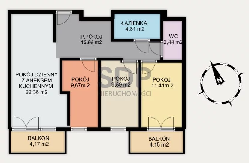 Mieszkanie czteropokojowe 74,01 m², Wrocław, Stare Miasto, Długa, Sprzedaż