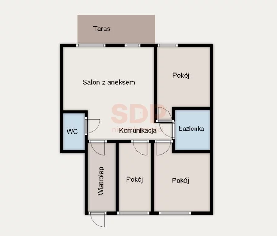 Mieszkanie na sprzedaż, 80,15 m², 4 pokoje, parter, oferta nr 38872