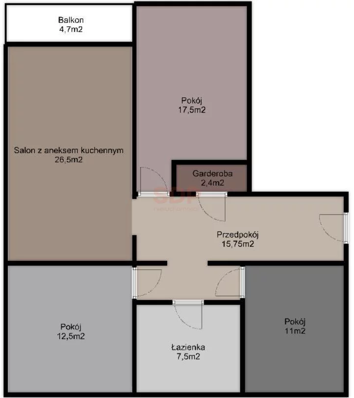 4 pokoje, mieszkanie 99,93 m², parter, oferta nr , 25923, Wrocław, Krzyki-Partynice, Krzyki, Obrońców Poczty Gdańskiej
