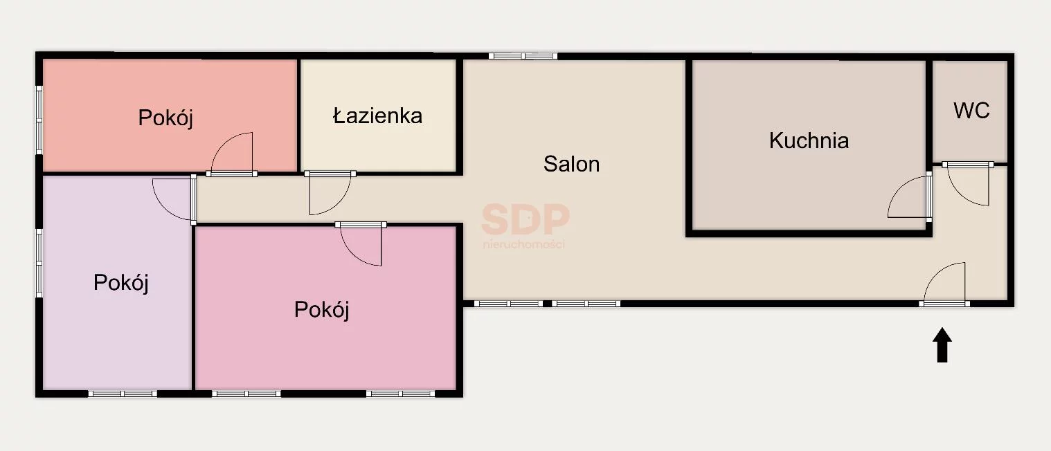 4 pokoje, mieszkanie 91,00 m², piętro 4, oferta nr , 42546, Wrocław, Stare Miasto, Piłsudskiego Józefa Marsz. Pl.