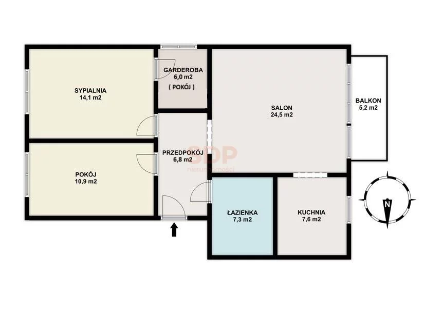 4 pokoje, mieszkanie 77,20 m², piętro 2, oferta nr , 42823, Warszawa, Białołęka, Białołęka, Skarbka z Gór