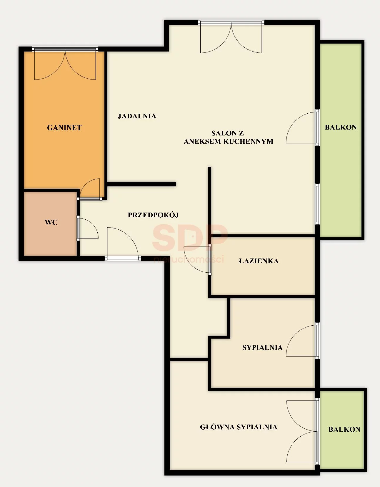 Mieszkanie na sprzedaż, 101,40 m², 4 pokoje, 1 piętro, oferta nr 38478